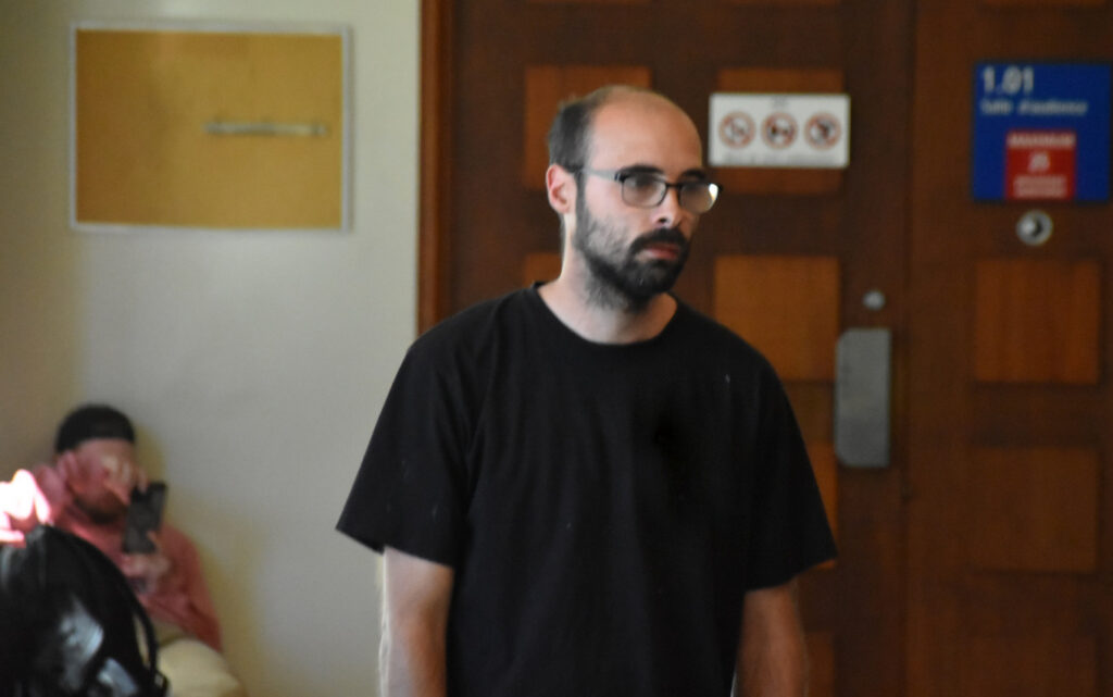 Accident provoqué sur la route 143 Lemire ouest Samuel Levasseur-Quinn plaide coupable au palais de justice de Drummondville @ Crédit photo Eric Beaupré Vingt55 Tous droits réservés (3)