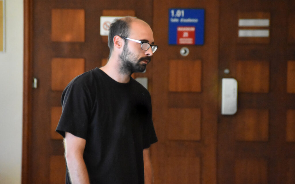 Accident provoqué sur la route 143 Lemire ouest Samuel Levasseur-Quinn plaide coupable au palais de justice de Drummondville @ Crédit photo Eric Beaupré Vingt55 Tous droits réservés (4)