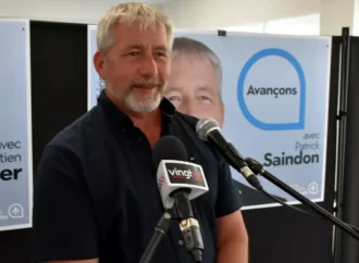 Patrick Saindon privilégie le terrain avant les discours et va à la rencontre des citoyens