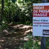 Projet pilote de VTT : fils à pêche et gestes préoccupants Julie Arel mise sur la bonne foi et la cohabitation