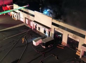 Incendie chez e-Surf sport : les pompiers interviennent dans les incubateurs de Drummond économique
