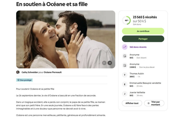 Décédé dans un écrasement d’hélicoptère : Un élan de générosité pour soutenir la famille du père de famille drummondvillois Gabriel Jasmin,