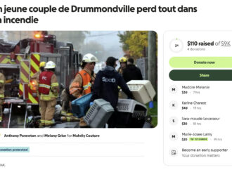 Incendie à Drummondville : un mouvement de solidarité pour aider un jeune couple qui a tout perdu
